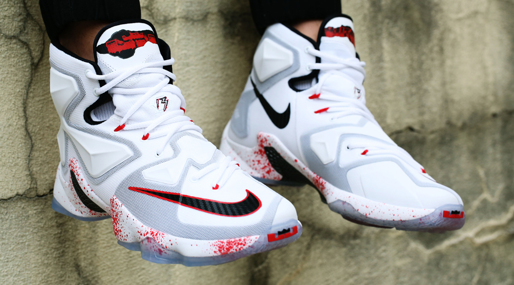 lebron james friday the 13th shoes