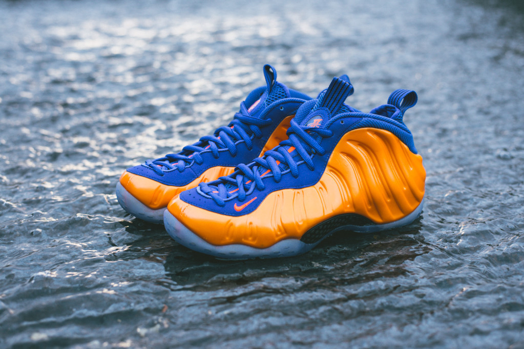 nike air foamposite one knicks