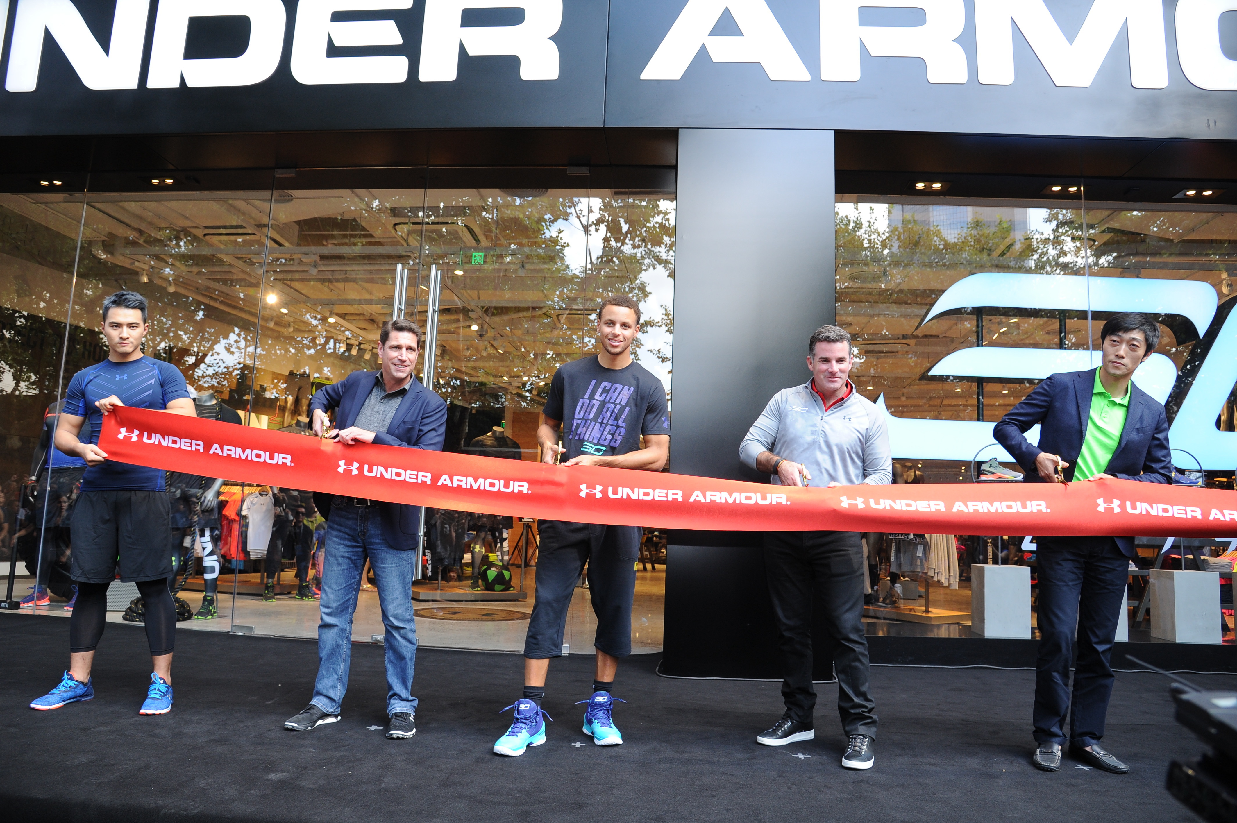 Steph Curry Under Armour Grand Opening