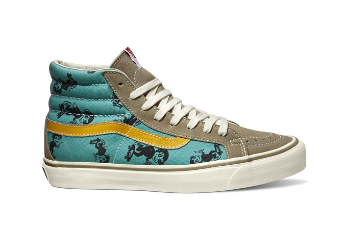 Vans Vault x Taka Hayashi Sk8 Hi LX Sk8 Monkey Dune