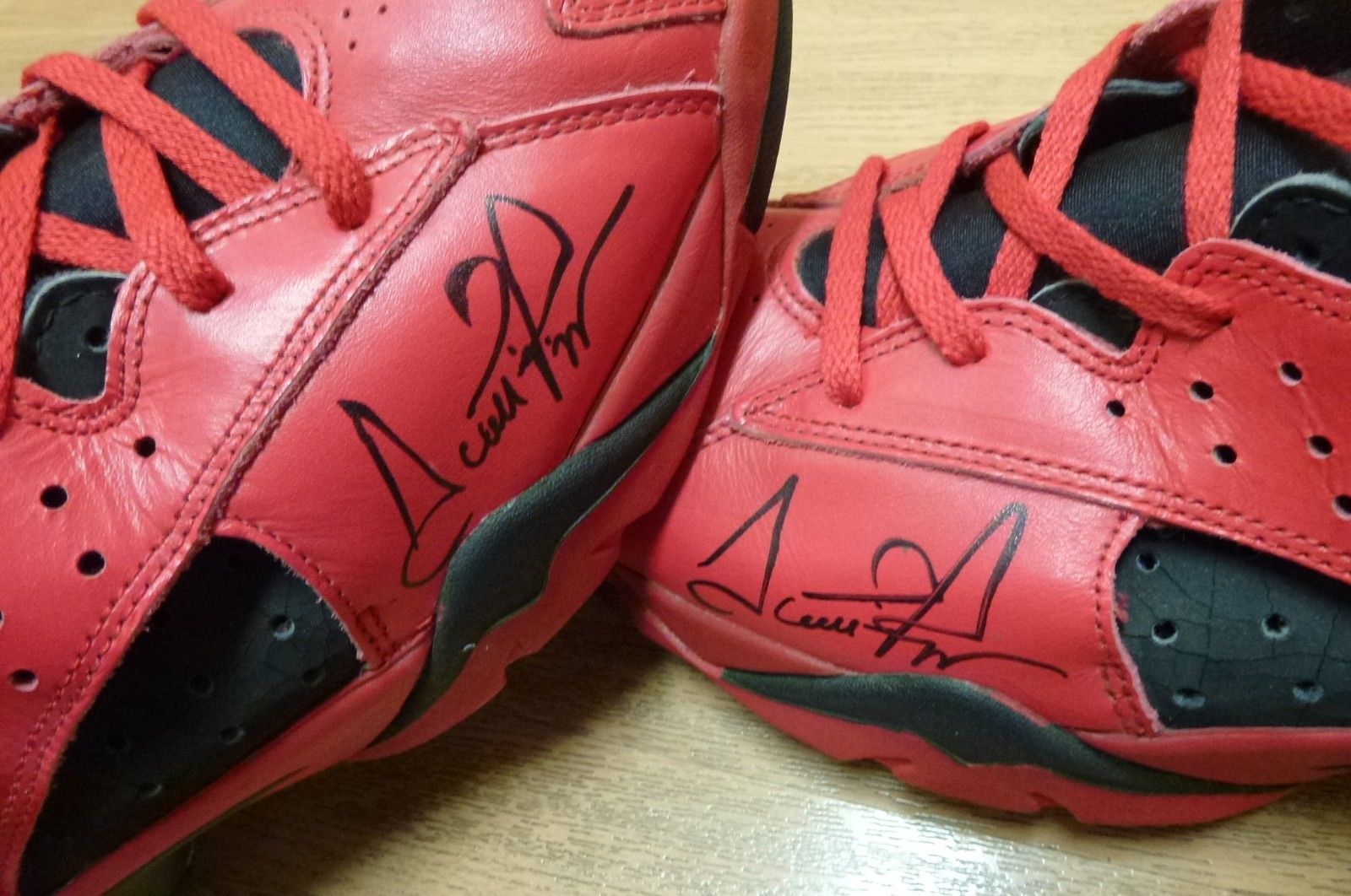Entrada Establecer horizonte Scottie Pippen's All-Star Red Nike Air Maestros on eBay | Complex