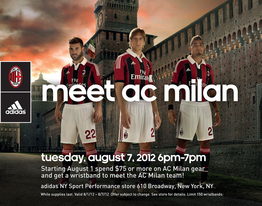 AC Milan Autograph Signing at adidas NYC Store