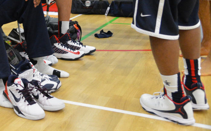 Chris Paul wearing Olympic USA Jordan CP3.VI (3)