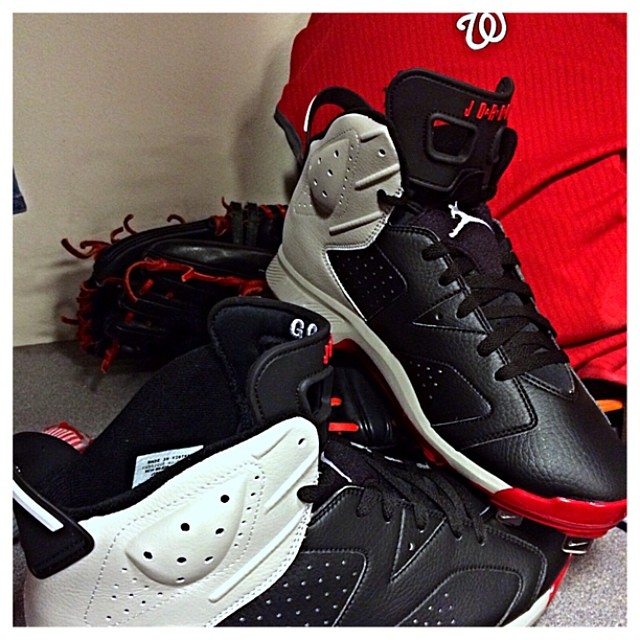 Gio Gonzalez Air Jordan VI 6 PE Cleats (1)