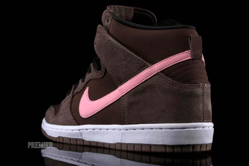 Nike SB Dunk High Pro 'Smoke/Ion Pink-Baroque Brown' - Available