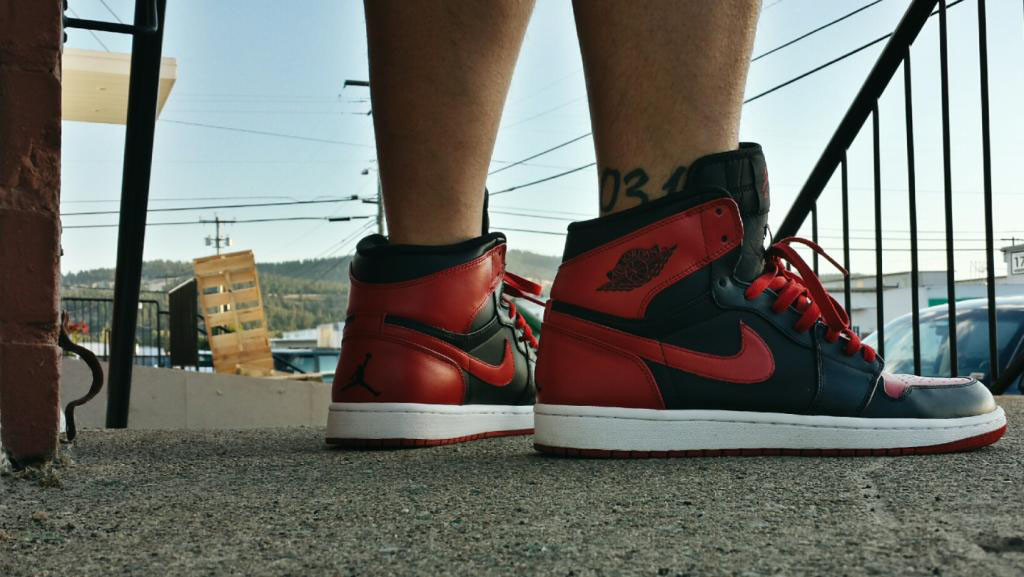 NWFRESH in the 'Bred' Air Jordan I 1 Retro DMP