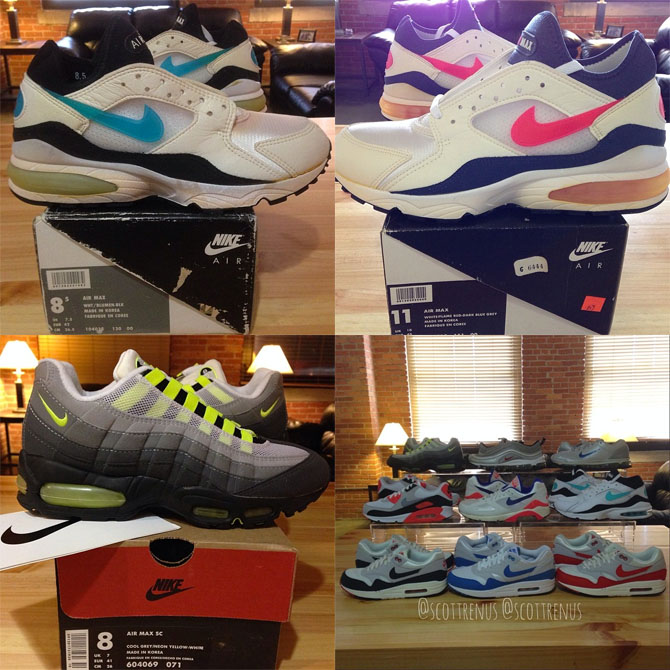 10 Reasons Sneaker Collectors Should Follow @ScottRenus on Instagram: Nike Air Max OG Vintage
