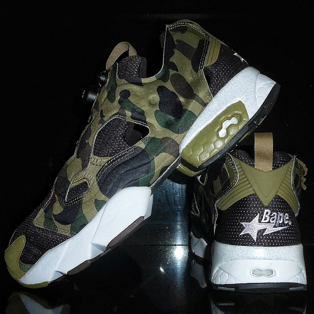 DJ Clark Kent Picks Up BAPE x Reebok Pump Fury