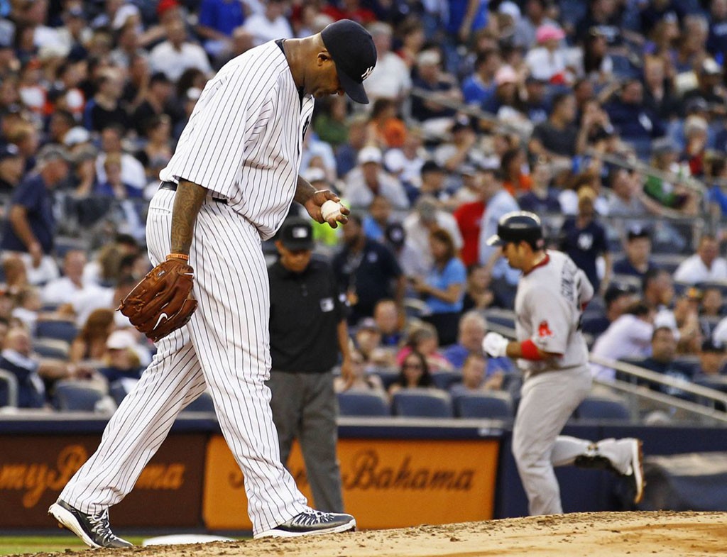 CC Sabathia's Jordan Super.Fly PE Cleats Yankees (3)