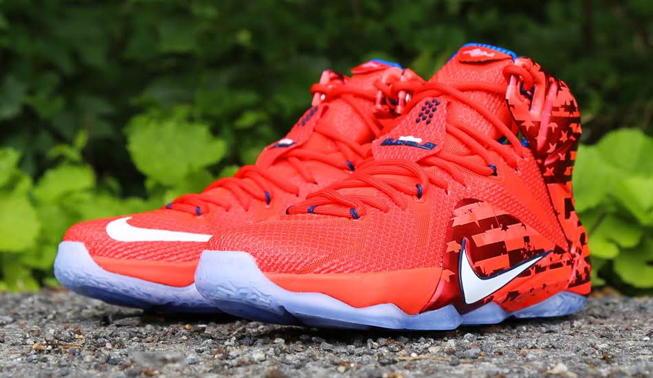 lebron 4th of july shoes