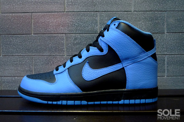 blue and black dunks high