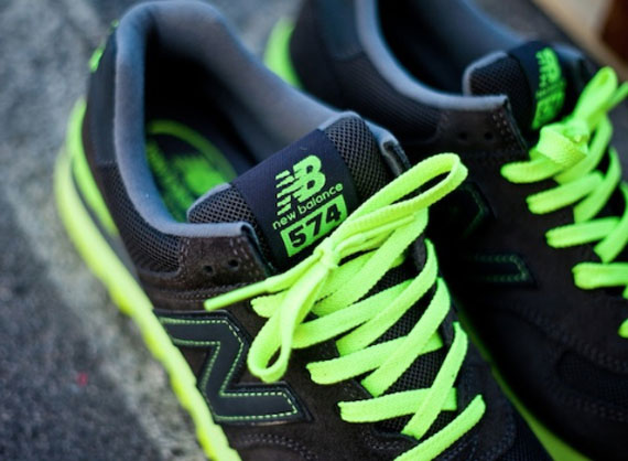 lime green new balance 574