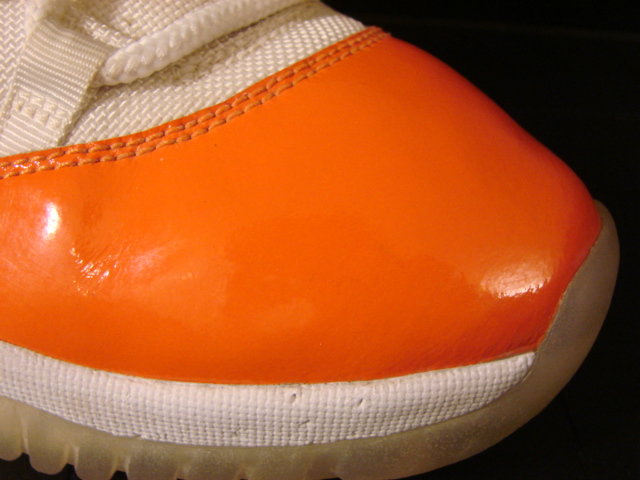 Air Jordan XI - White/Orange Unreleased Sample