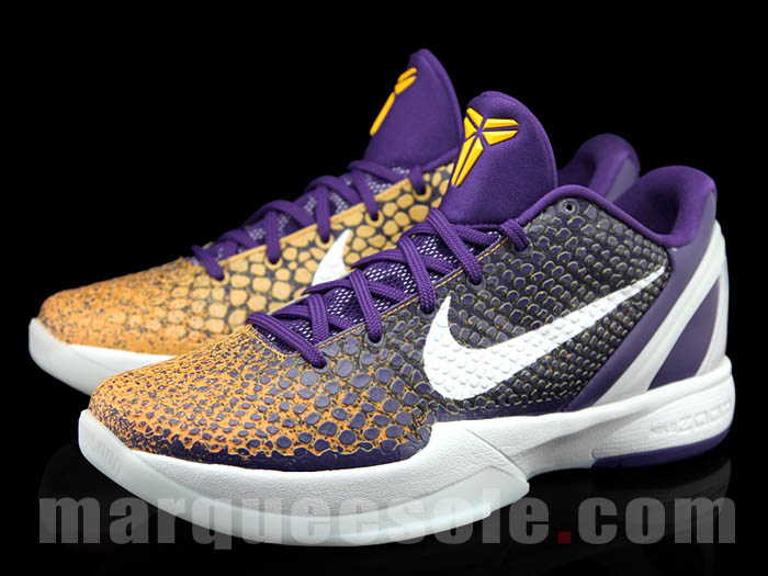 Kobe 6 purple store and yellow