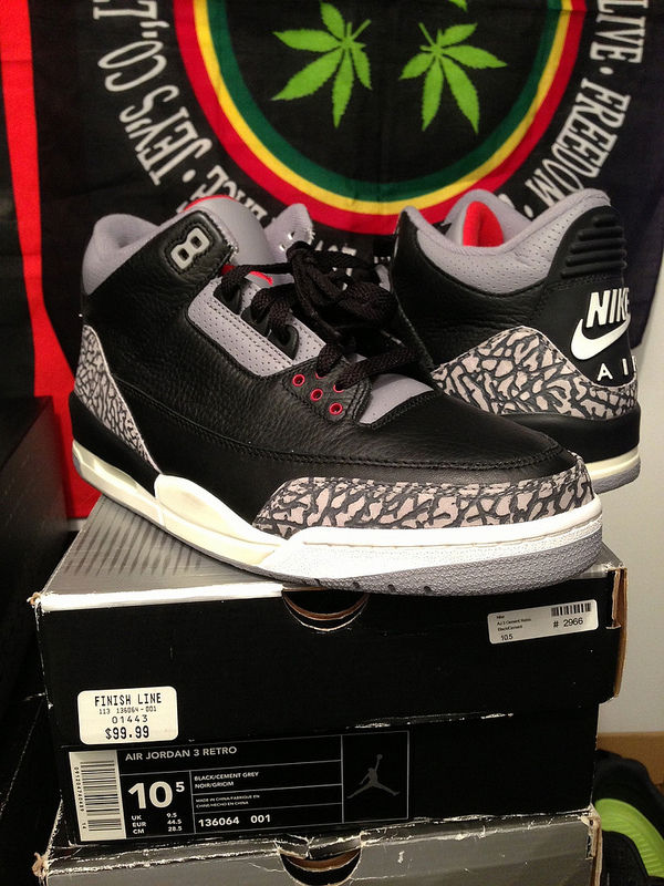 Spotlight // Pickups of the Week 12.15.12 - Air Jordan III 3 Black Cement by JDiLLa14