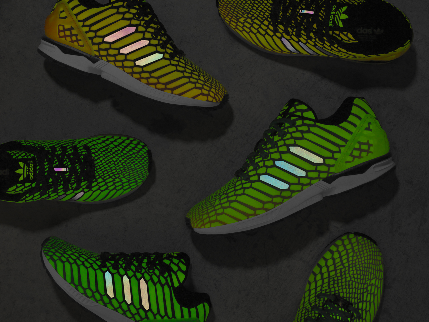 adidas glow in the dark shoes