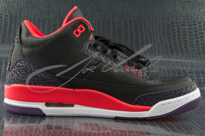 Air Jordan III 3 Black Crimson 136064-005 (2)