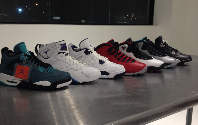 jordan shoe line up