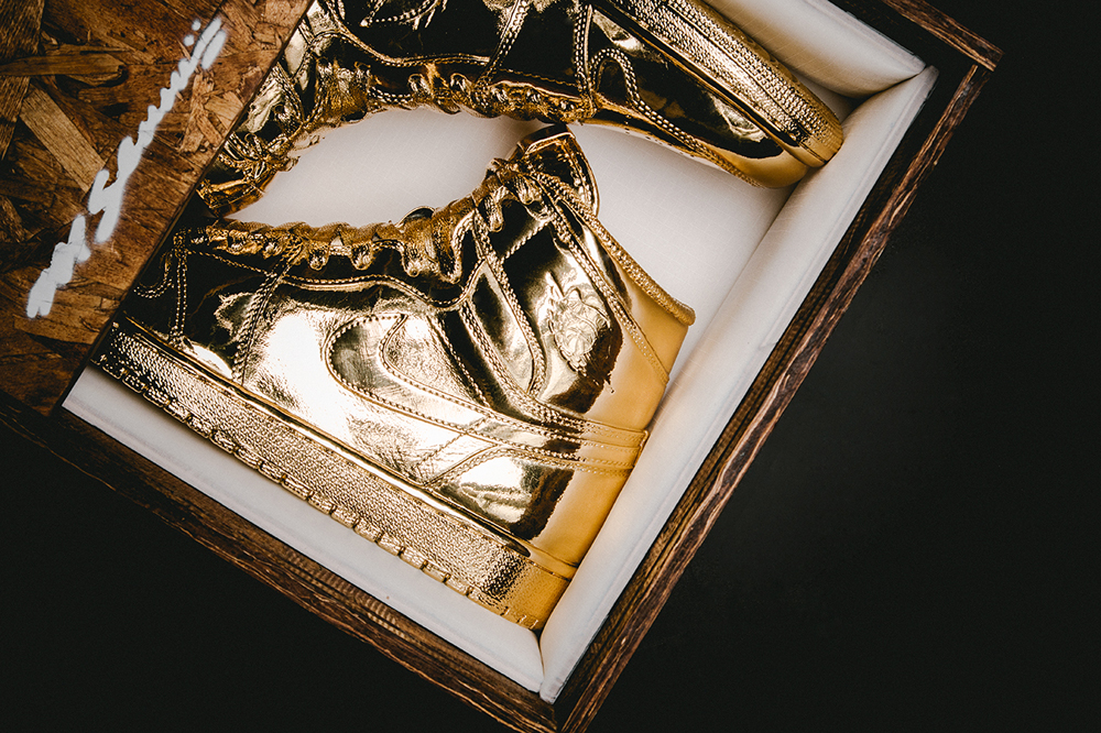 Go Up Close with an All-Gold Air Jordan 