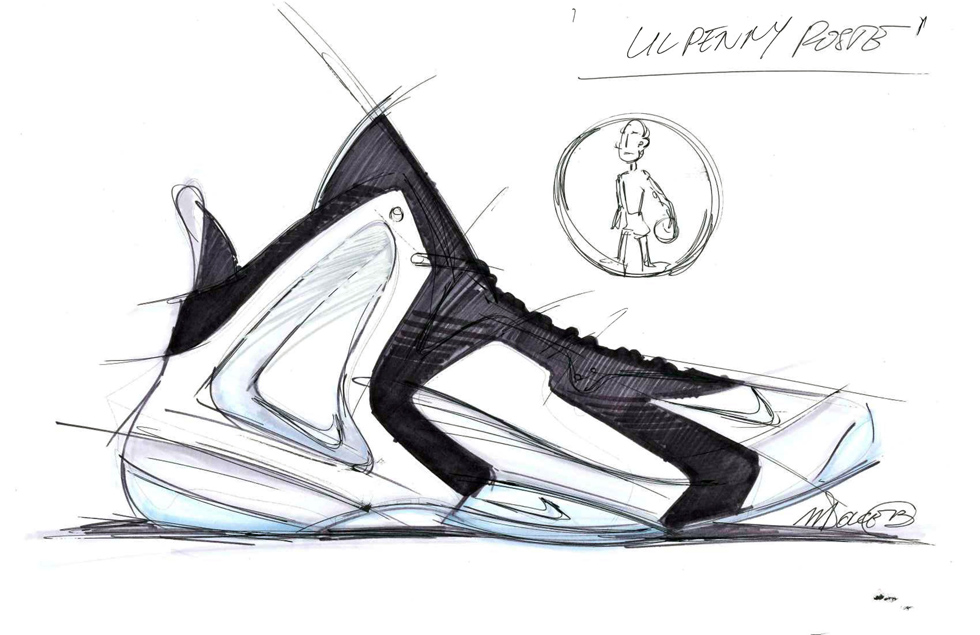 nike sneaker sketches