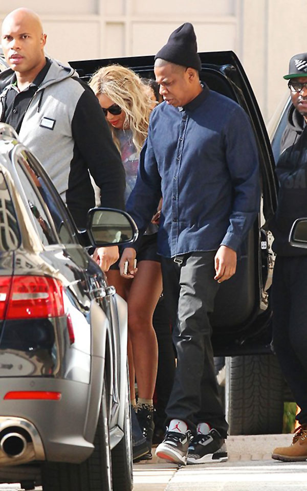 Jay-Z wearing Air Jordan 3 Retro Black Cement