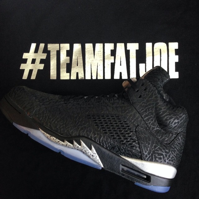 Fat Joe Picks Up Air Jordan 3Lab5 Metallic