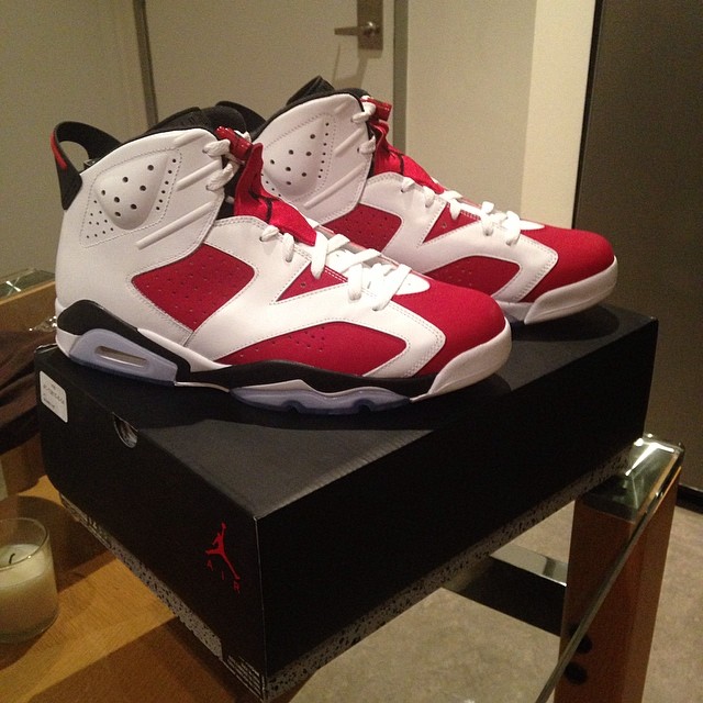 Nick Hogan Picks Up Air Jordan VI 6 Carmine