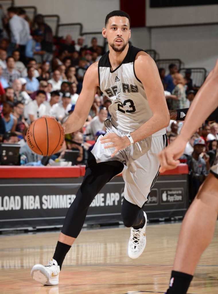 Austin Daye wearing Nike Zoom Crusader NBA Finals PE