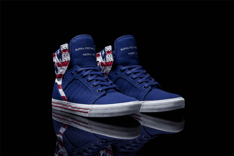 Supra skytop american discount flag