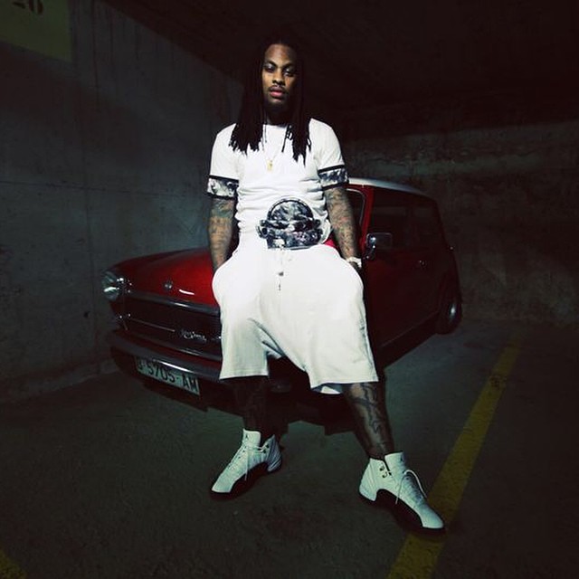 Waka Flocka Flame wearing Air Jordan XII 12 Taxi