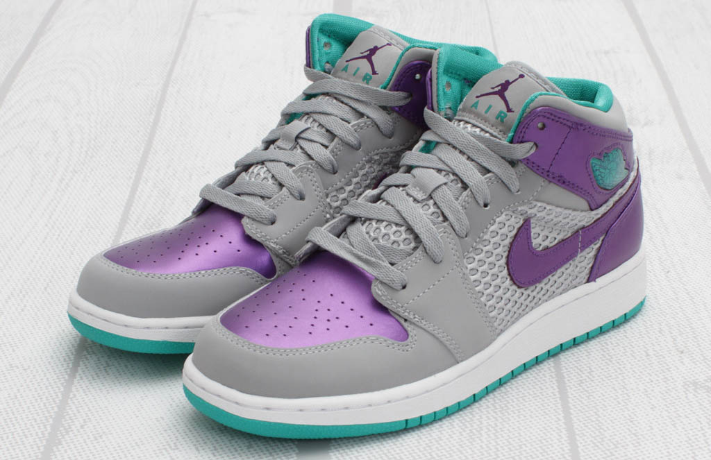 gray and purple jordan 1