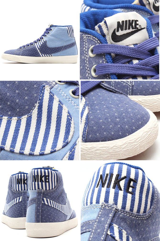 Nike blazer denim sales patchwork