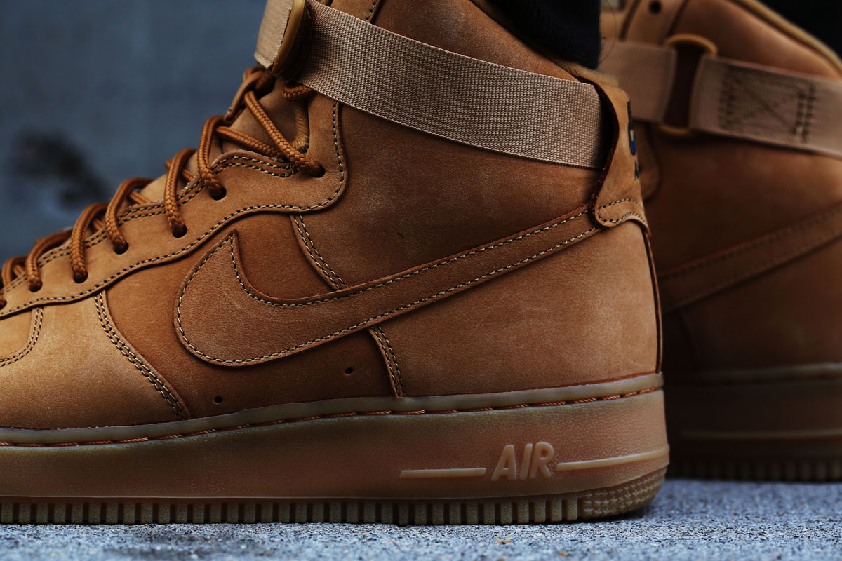 air force 1 flax on feet