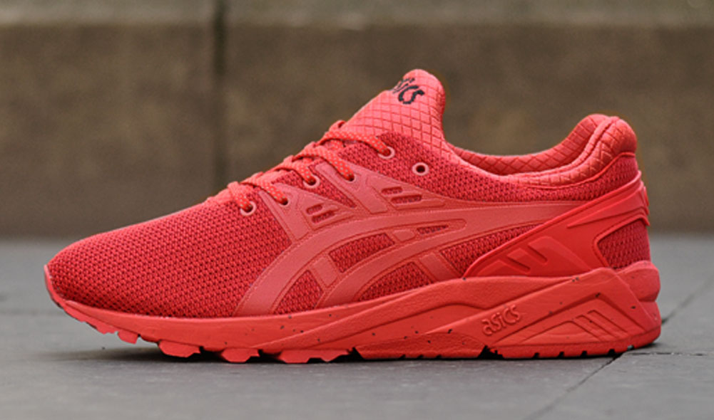 red asics shoes