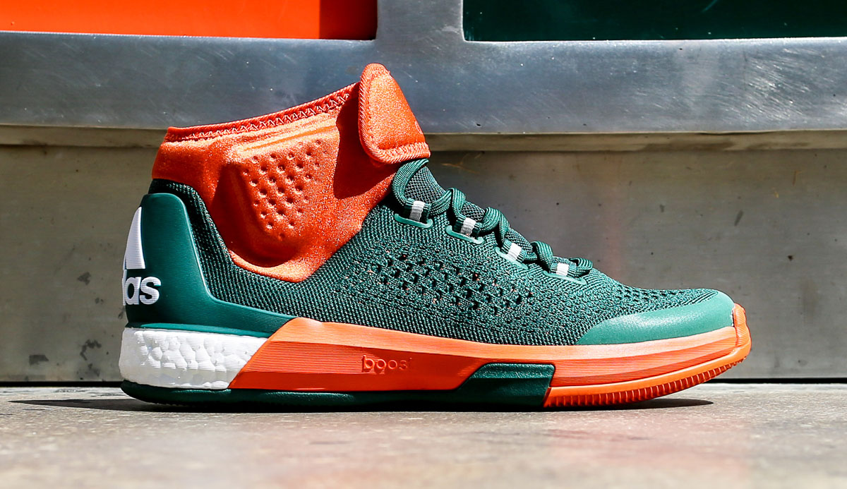 adidas Gave the Miami Hurricanes Their Own Crazylight Boost Sneakers ...