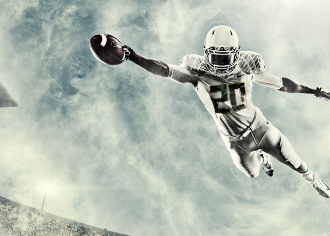 Nov. 3 at USC: Oregon debuted a new white helmet and wore a white