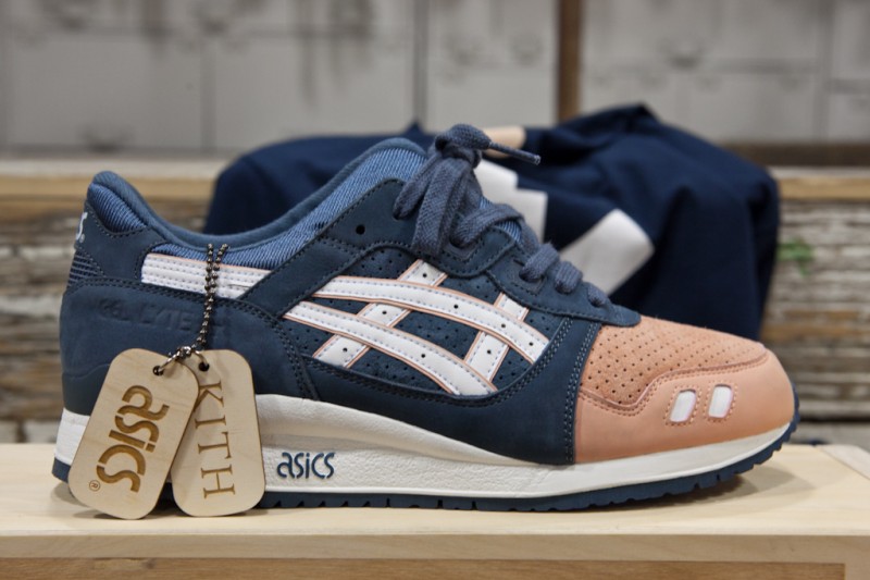 kith asics salmon toe