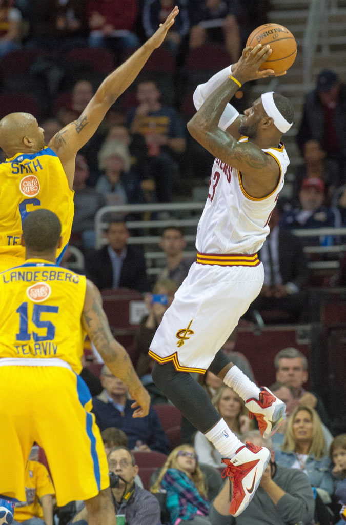 LeBron James wearing Nike LeBron XII 12 Heart of a Lion (1)