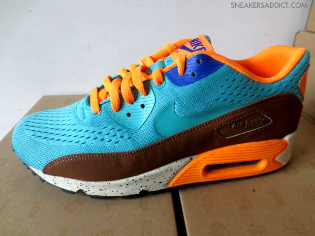 teal and orange air max