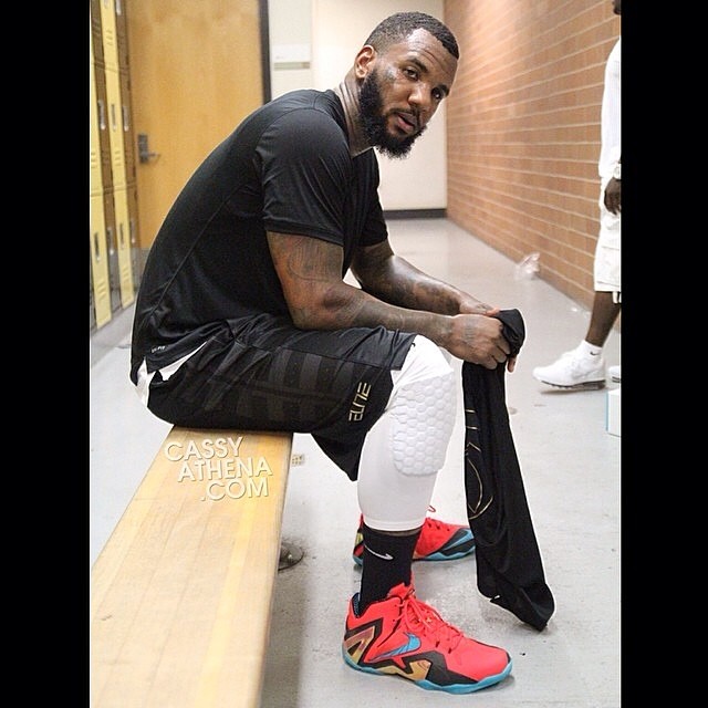 The Game wearing Nike LeBron XI 11 Elite Hero