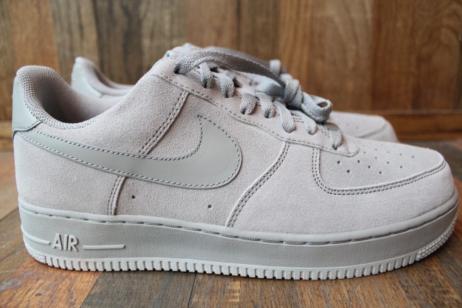 gray suede air force ones
