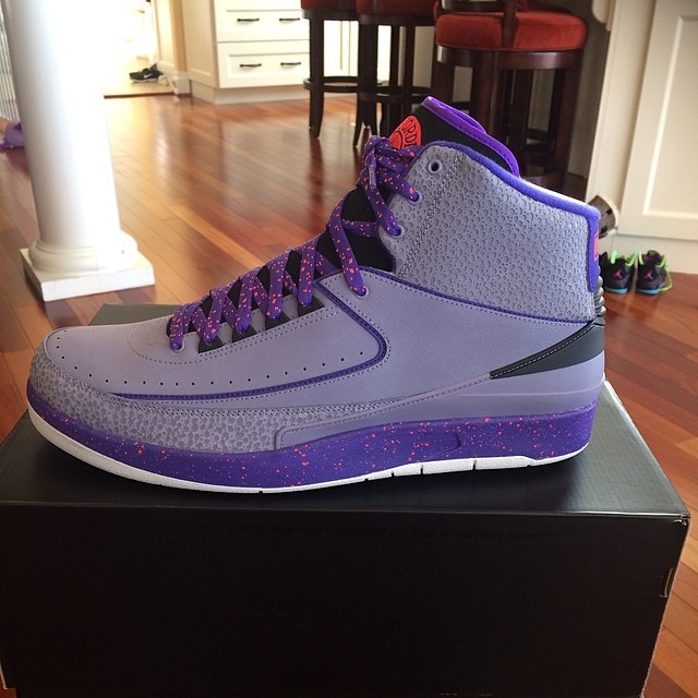 Air jordan on sale 2 purple