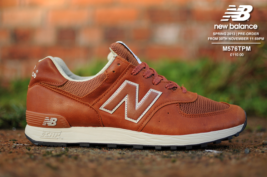 new balance with leather