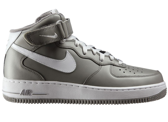 air force 1 mid grey