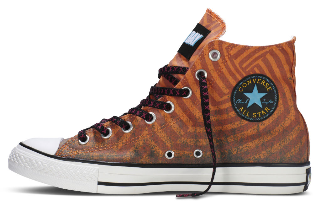 Converse all deals star green day