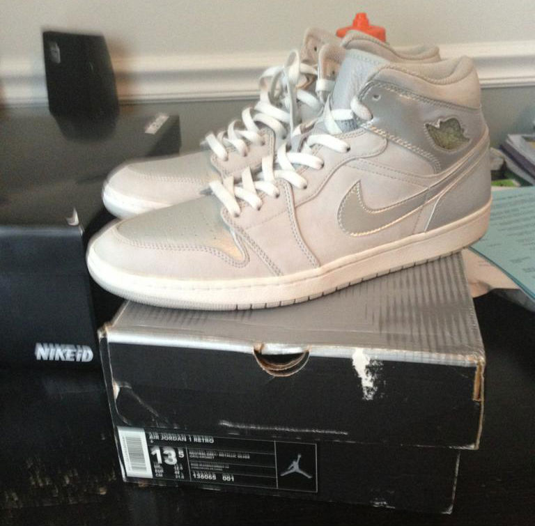 Spotlight // Pickups of the Week 5.12.13 - Air Jordan 1 Retro Metallic Silver by chumlee