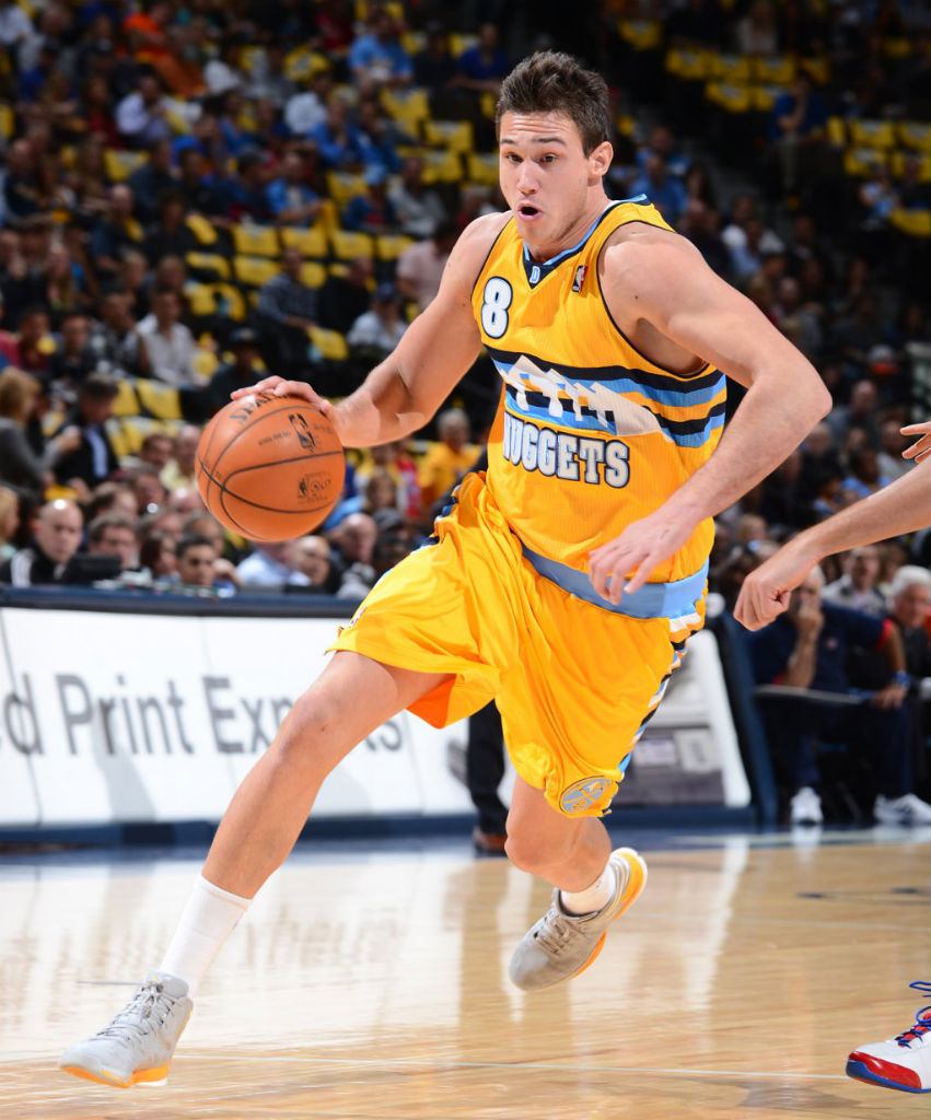 Danilo Gallinari wearing adidas adizero Crazy Light 2