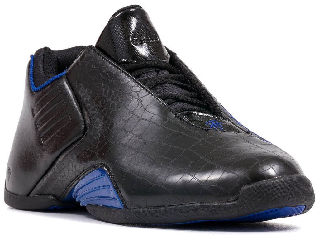 The adidas Black/Royal TMAC 3 Is 