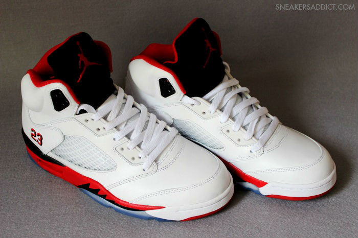 jordan retro 5 fire red 2013