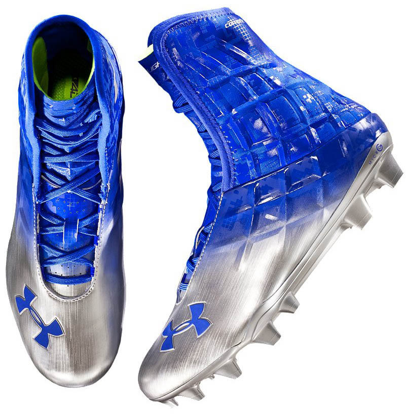 Under armour online highlight cleats blue